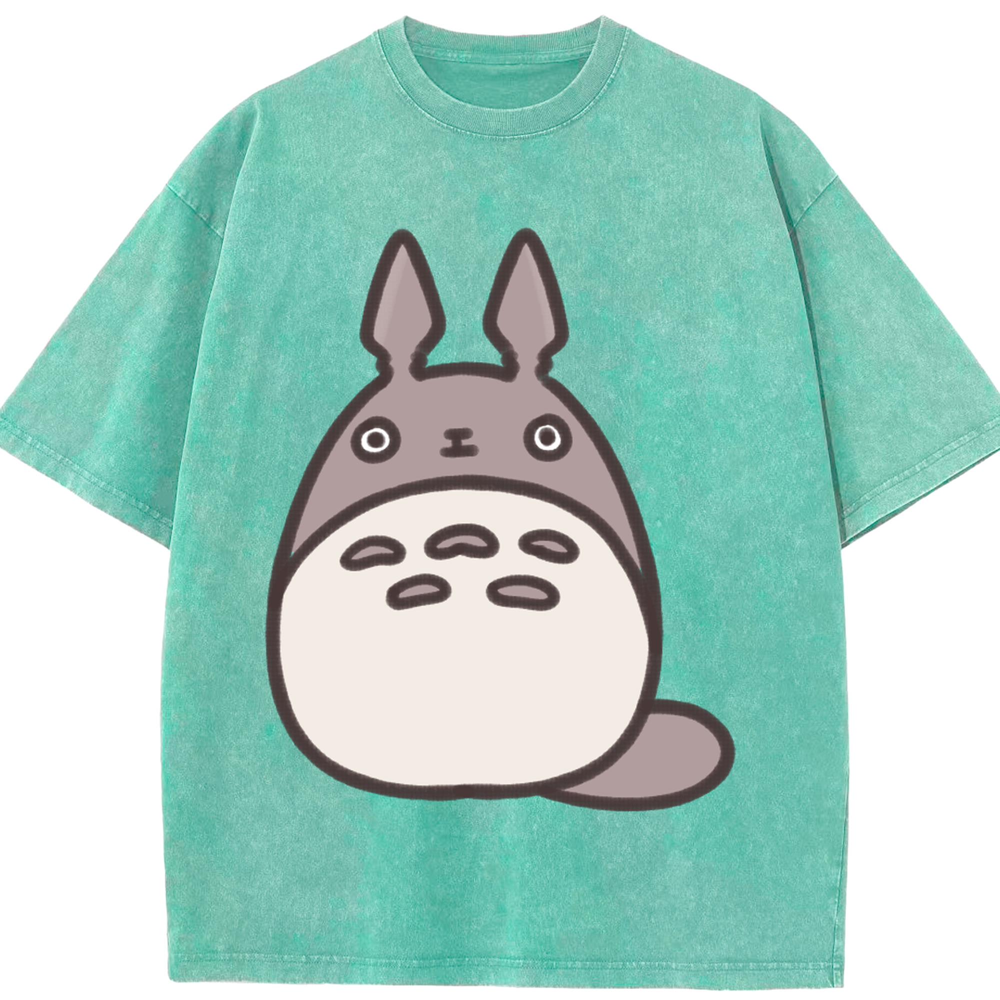 （画像用） となりのトトロ 草壁メイ 草壁サツキ My Neighbor Totoro Satsuki Kusakabe Mei Kusakabe 綿100% ヴィンテージ風 半袖Tシャツ（フロントプリント）